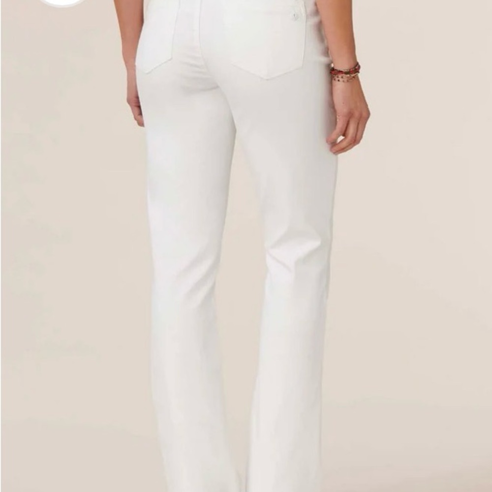 Democracy "Ab"Solution Itty Bitty Boot White Jean… - image 4